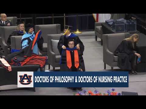 Auburn University Doctoral Graduates - Graduation Fall 2019 2 pm
