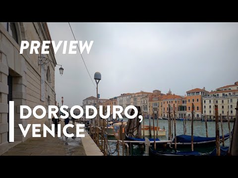 [4K] CAMINHADA: VENEZA - Explorando Dorsoduro - PRÉ-VISUALIZAÇÃO