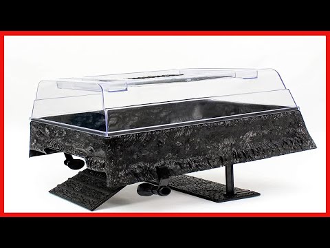PENN-PLAX Reptology Turtle Topper – Above Tank Basking Platform That Safely Mounts to Standard Size