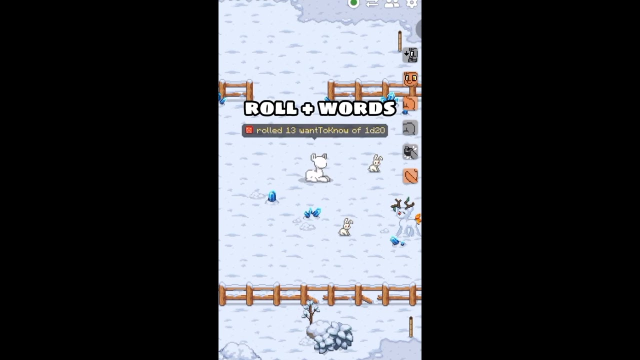 roll + words (pony town)