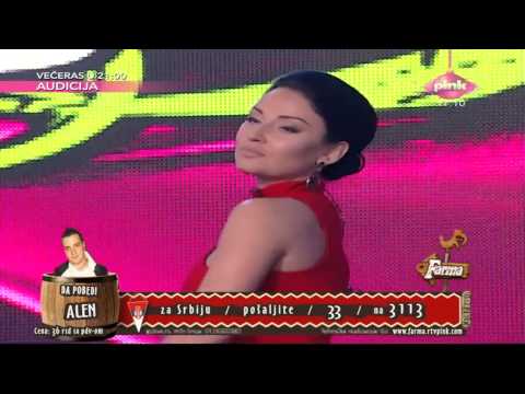 Katarina Zivkovic ft. Stefan Jakovljevic - Da si moja - Farma Narod Pita - ( Tv Pink,27.12.2015 )