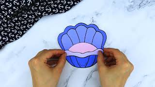 Fun Clam Shell Craft for Kids with Free Clam Template
