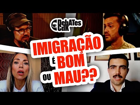Debates CdK|Joana Amaral Dias, Afonso Gonçalves e Sérgio Tavares Debatem Realmente a Imigração