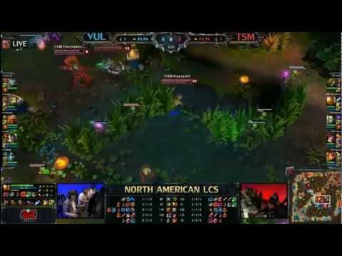 LCS NA W2D1 - Vulcun vs TSM Highlights