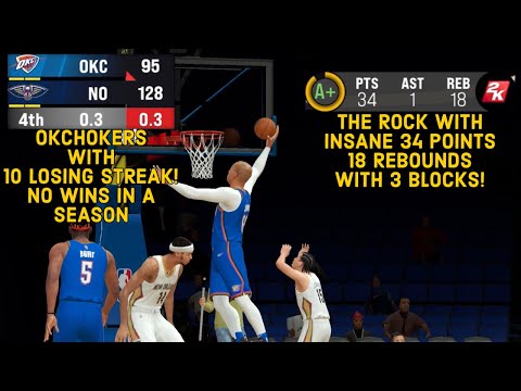 OKCHOKERS WITH 10 LOSING STREAK! | NBA 2K22 Mobile The Rock Series Ep. 9 | anakindave