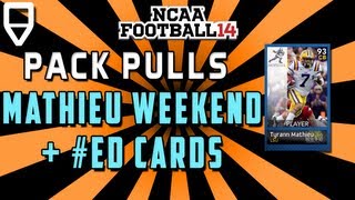 NCAA My BEST Pulls EVER! Heisman Tyrann Mathieu, LE Ingram, DMC, Prince Weekend! NFUT 14 Opening