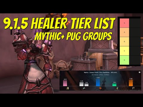 9.1.5 Healer Tier List Mythic+ PUG Groups