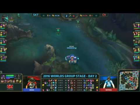2016 World Championship - SKT vs C9   Group Stage Day 2