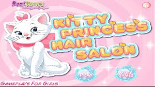 preview picture of video '♥  Kitty Princess Hair Salon  *  Gameplay For Girls  *  ♥'