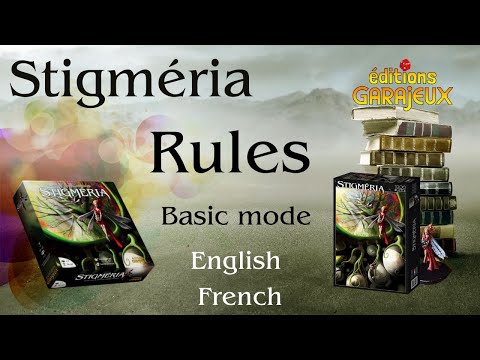 Stigméria - boardgame - Rules Solo and basic mode - English - French part 2/4
