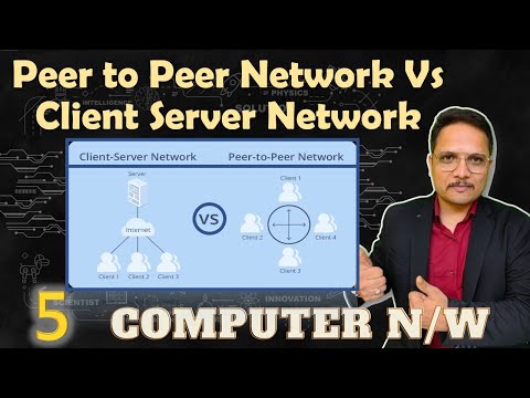 Peer to Peer Network Vs Client Server Network
