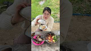 Download lagu cooking jumbo clams that we hunted in an abandoned fish pond #freshwater clams #snails #mushrooms mp3