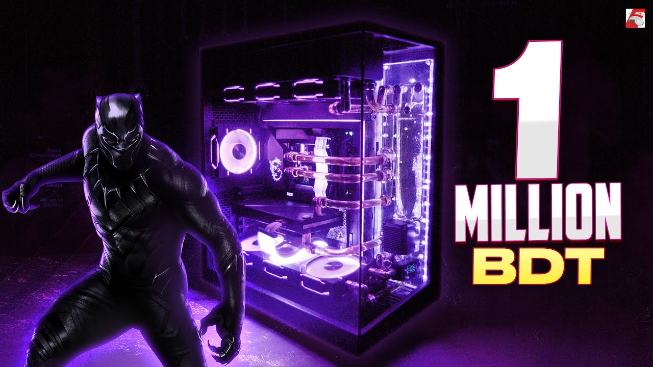 Project Black Panther | 1 Million TAKA | Liquid Cooled PC Build 2024