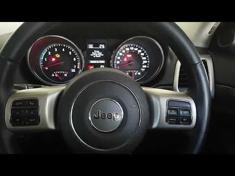 Jeep Grand Cherokee 2012-on oil change reset