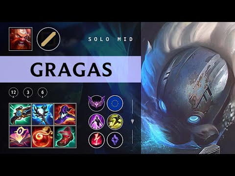 Gragas Mid vs Syndra - EUW Master Patch 25.24