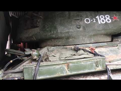 T34 Tank Winter engine runs