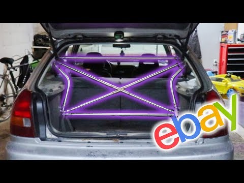 Ebay X Brace Install On EK Hatchback
