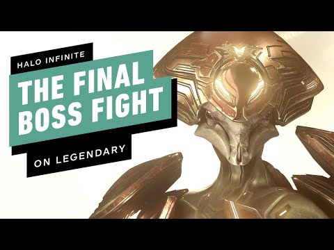 Halo Infinite Legendary Difficulty Final Boss Fight Against Harbinger [4K/60FPS]