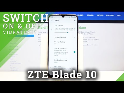 ZTE Blade 10 – Open & Change Vibration Settings in Phone Customizations