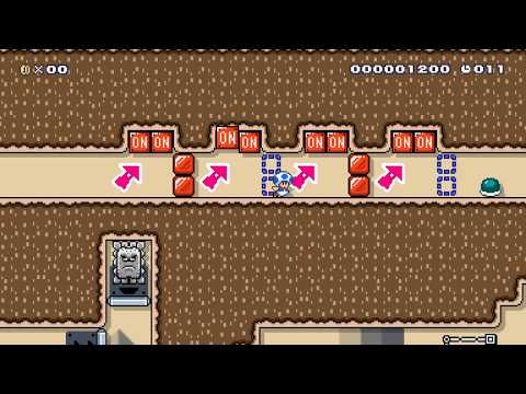 SUPER MARIO MAKER 2 - on/off speedrun – Sklar (Hard)