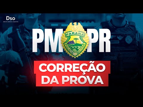 Gabarito Extraoficial Polícia Militar do Paraná (PM PR) - Soldado!