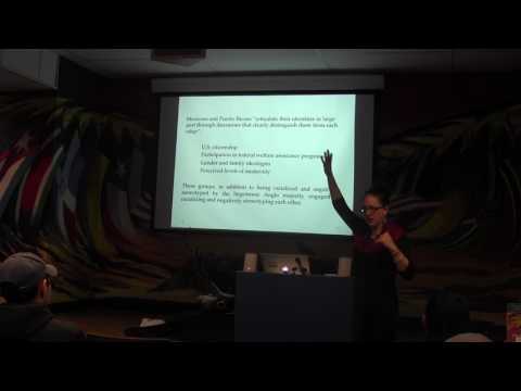 Potowski, MexiRican book, talk at the University of Illinois at Chicago, 2017