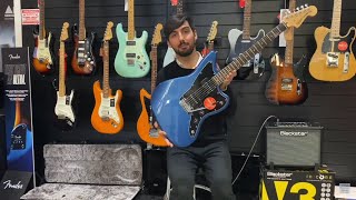 Video thumbnail for Squier Affinity Jazzmaster - Lake Placid Blue | Demonstration & Review by Mike by Rimmers Music