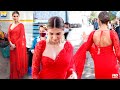 Tara Sutaria Sizzle In Red Saree For Heropanti 2 At Dance Deewane Juniors