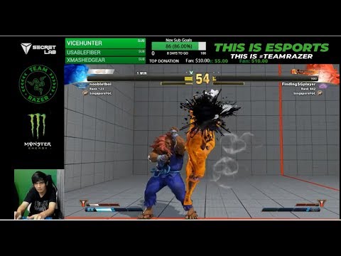 Street Fighter V | SFV Xian (ZEKU) Vs Noobletboi(AKUMA)