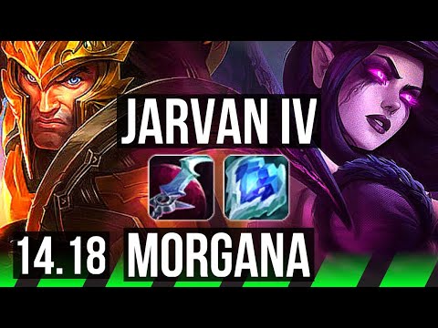 JARVAN IV vs MORGANA (JGL) | 8/0/4, 1100+ games, Legendary | NA Diamond | 14.18