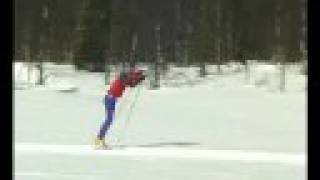preview picture of video 'x country skiing double poling'