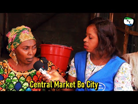 Central Market Bo City - Sierra Leone Provincial District Tour