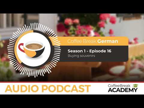 Shopping phrases in German | Coffee Break German Podcast S1E16