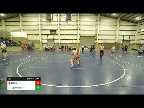 250 Lbs Cons. Semi - Tomas Saavedra, COWA Vs Roman Tabile, Askeo International Mat Club 510b