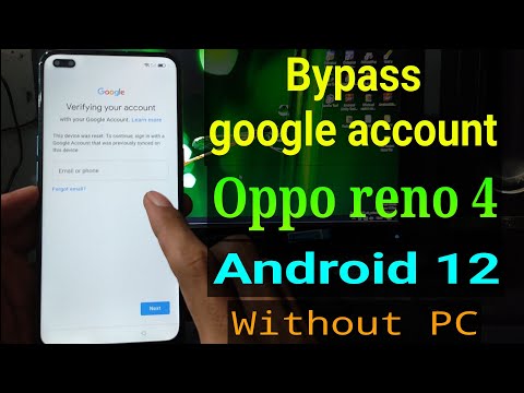 Oppo Reno 4 Google Account Bypass || Frp Bypass Oppo Reno 4 || #oppo_frp_lock_bypass