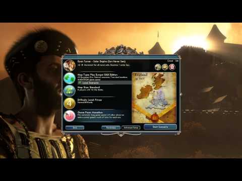 Civilization V Gods and Kings - Civilization Winner and Game Setup!