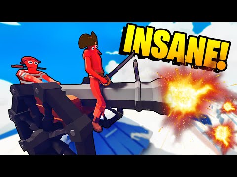 TABS - RAPID FIRE BOMB CANNON and This Happened - Totally Accurate Battle Simulator