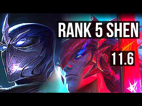 SHEN vs YONE (TOP) | 7/1/16, Rank 5 Shen | TR Grandmaster | v11.6