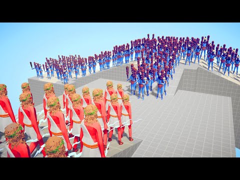 100x RANGED UNITS 🏹 vs 🏹 100x SECRET RANGED UNITS / Totally Accurate Battle Simulator ( TABS )