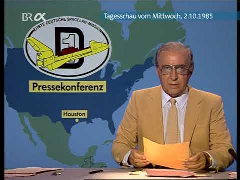 ARD Tagesschau vom 02.10.1985 - Shuttle D1-Mission