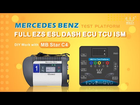 Use Mercedes Test Platform DIY Function & MB Star C4 to Diagnosis Mercedes Benz A251 A221 ABS ESP
