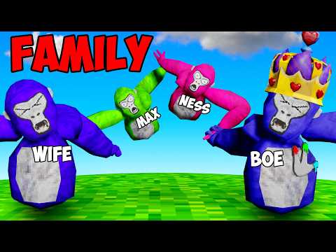 Playing Gorilla Tag With My FAMILY!