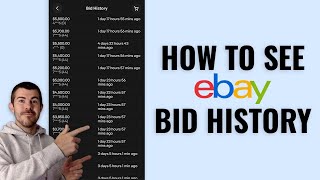 How to Check Ebay Bid History