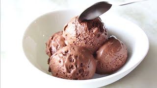 3 Ingredient Chocolate Ice Cream | Summer Recipes