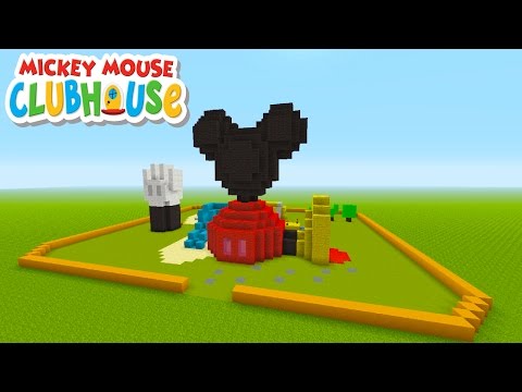 Minecraft Tutorial: How To Make Mickey Mouses Club House! "Mickey Mouse Clubhouse"