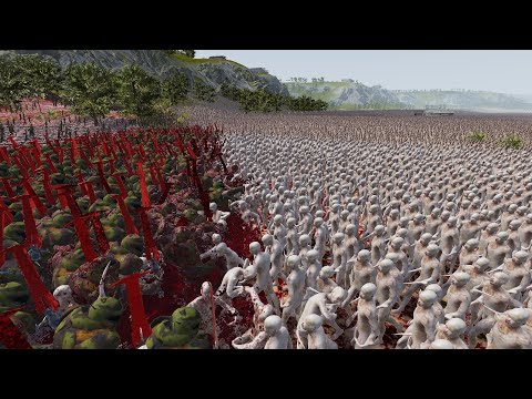 40,000 Doom Guy vs 2 Million Slasher Zombies Ultimate Epic Battle Simulator 2