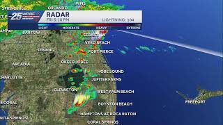 ON THE RADAR LIVE: Scattered strong storms will continue to impact the area through the eveningg