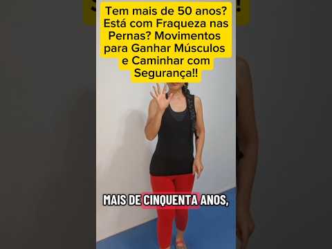  FORTALEÇA SUAS PERNAS E EVITE QUEDAS!   Chega de medo de cair!  #idosos #pernas #dicas #saude #dor