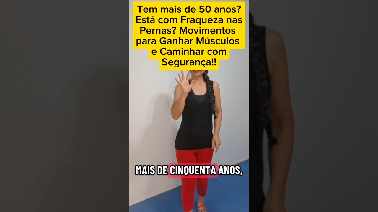  FORTALEÇA SUAS PERNAS E EVITE QUEDAS!   Chega de medo de cair!  #idosos #pernas #dicas #saude #dor
