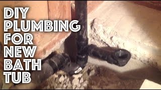 Bathtub Plumbing - New Installation